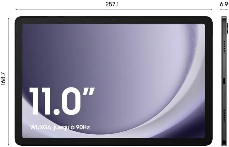 تبلت سامسونگ گلکسی Tab A9+ Plus (حافظه 128 گیگابایت، رم 8 گیگابایت، فقط Wi-Fi) با صفحه نمایش 11.0 اینچی اندروید، باتری 7040 میلی آمپر ساعت، اسنپدراگون 695 (6 نانومتری)، 4 بلندگو، مدل بین المللی X210 (همراه با شارژر سریع 15 واتی، گرافیت) تبلت سامسونگ گلکسی Tab A9+ Plus (حافظه 128 گیگابایت، رم 8 گیگابایت، فقط Wi-Fi) با صفحه نمایش 11.0 اینچی اندروید، باتری 7040 میلی آمپر ساعت، اسنپدراگون 695 (6 نانومتری)، 4 بلندگو، مدل بین المللی X210 (همراه با شارژر سریع 15 واتی، گرافیت)