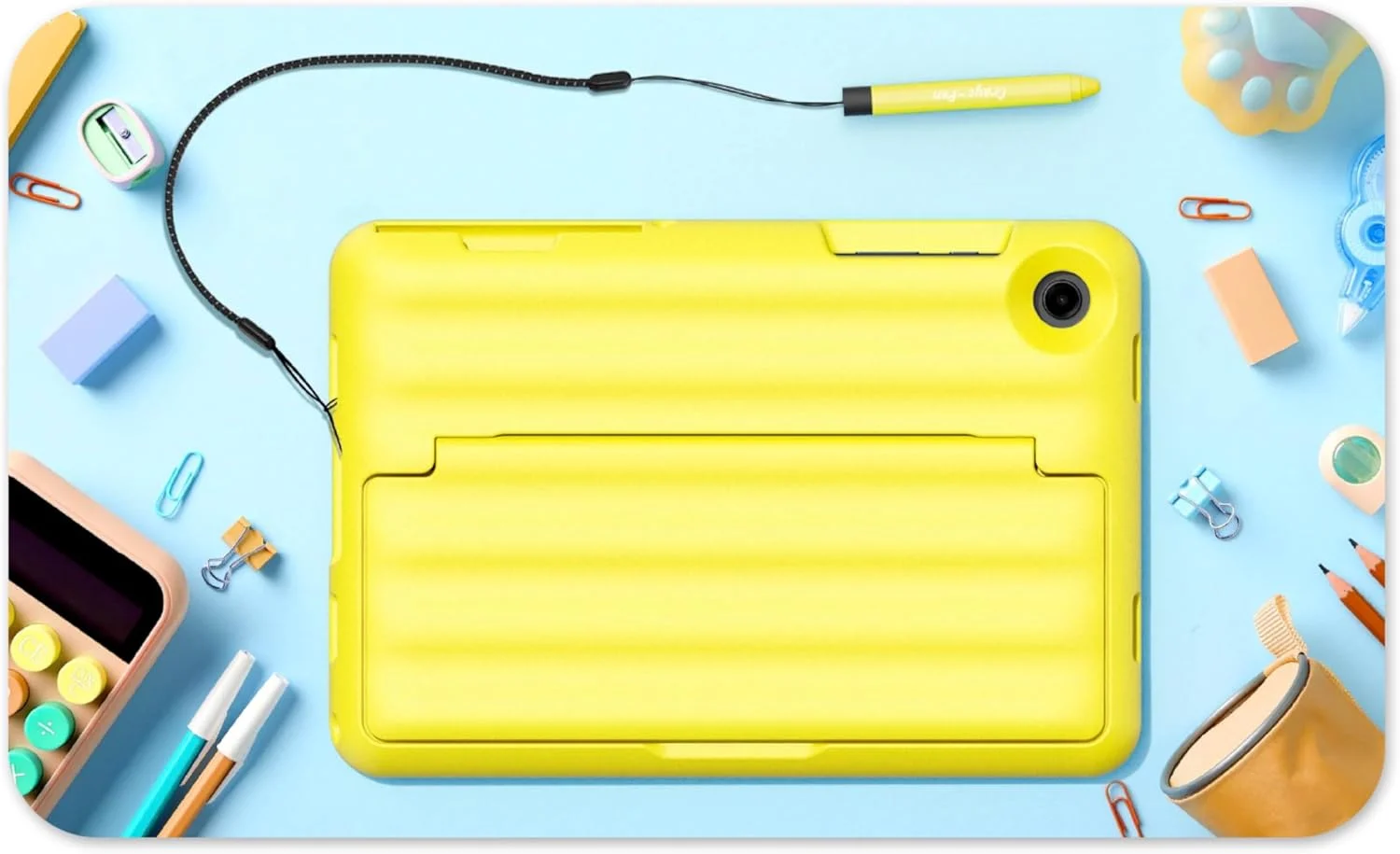 تبلت اندرویدی سامسونگ گلکسی تب A9+ پلاس Kids Edition با صفحه نمایش 11 اینچی، حافظه 64 گیگابایت، وای فای، عمر باتری طولانی، قابلیت افزایش حافظه، طراحی نازک و سبک، کاور پفی بادوام، نسخه ایالات متحده، 2024، زرد تبلت اندرویدی سامسونگ گلکسی تب A9+ پلاس Kids Edition با صفحه نمایش 11 اینچی، حافظه 64 گیگابایت، وای فای، عمر باتری طولانی، قابلیت افزایش حافظه، طراحی نازک و سبک، کاور پفی بادوام، نسخه ایالات متحده، 2024، زرد