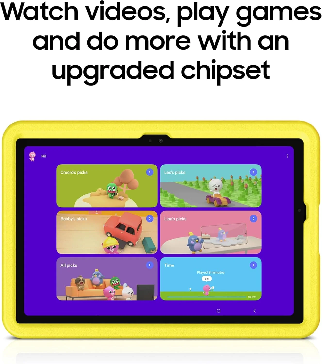 تبلت اندرویدی سامسونگ گلکسی تب A9+ پلاس Kids Edition با صفحه نمایش 11 اینچی، حافظه 64 گیگابایت، وای فای، عمر باتری طولانی، قابلیت افزایش حافظه، طراحی نازک و سبک، کاور پفی بادوام، نسخه ایالات متحده، 2024، زرد تبلت اندرویدی سامسونگ گلکسی تب A9+ پلاس Kids Edition با صفحه نمایش 11 اینچی، حافظه 64 گیگابایت، وای فای، عمر باتری طولانی، قابلیت افزایش حافظه، طراحی نازک و سبک، کاور پفی بادوام، نسخه ایالات متحده، 2024، زرد