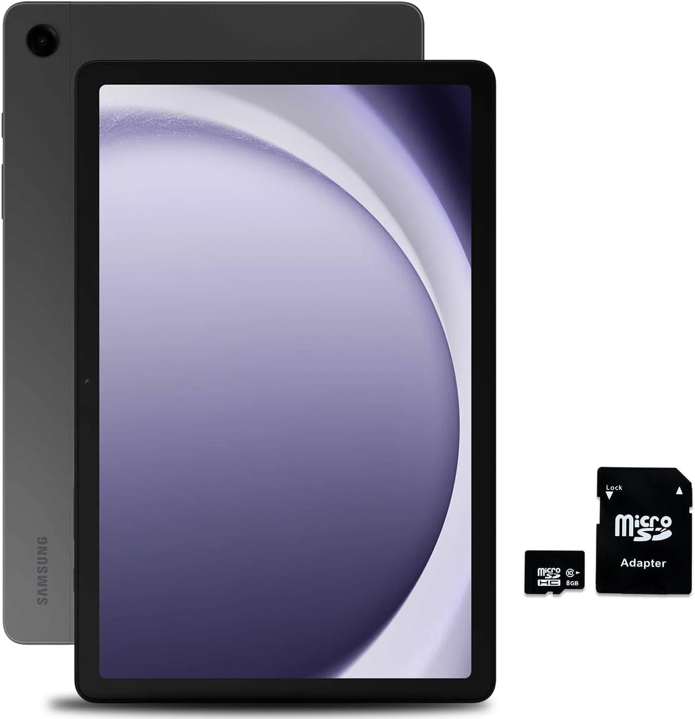 تبلت سامسونگ گلکسی Tab A9+ Plus (حافظه 128 گیگابایت، رم 8 گیگابایت) 11.0 اینچ اندروید وای فای، باتری با طول عمر بالا، Snapdragon 695 (6 نانومتری)، 4 بلندگو، مدل بین المللی X210 (همراه با شارژر فوق سریع 25 واتی، گرافیت)