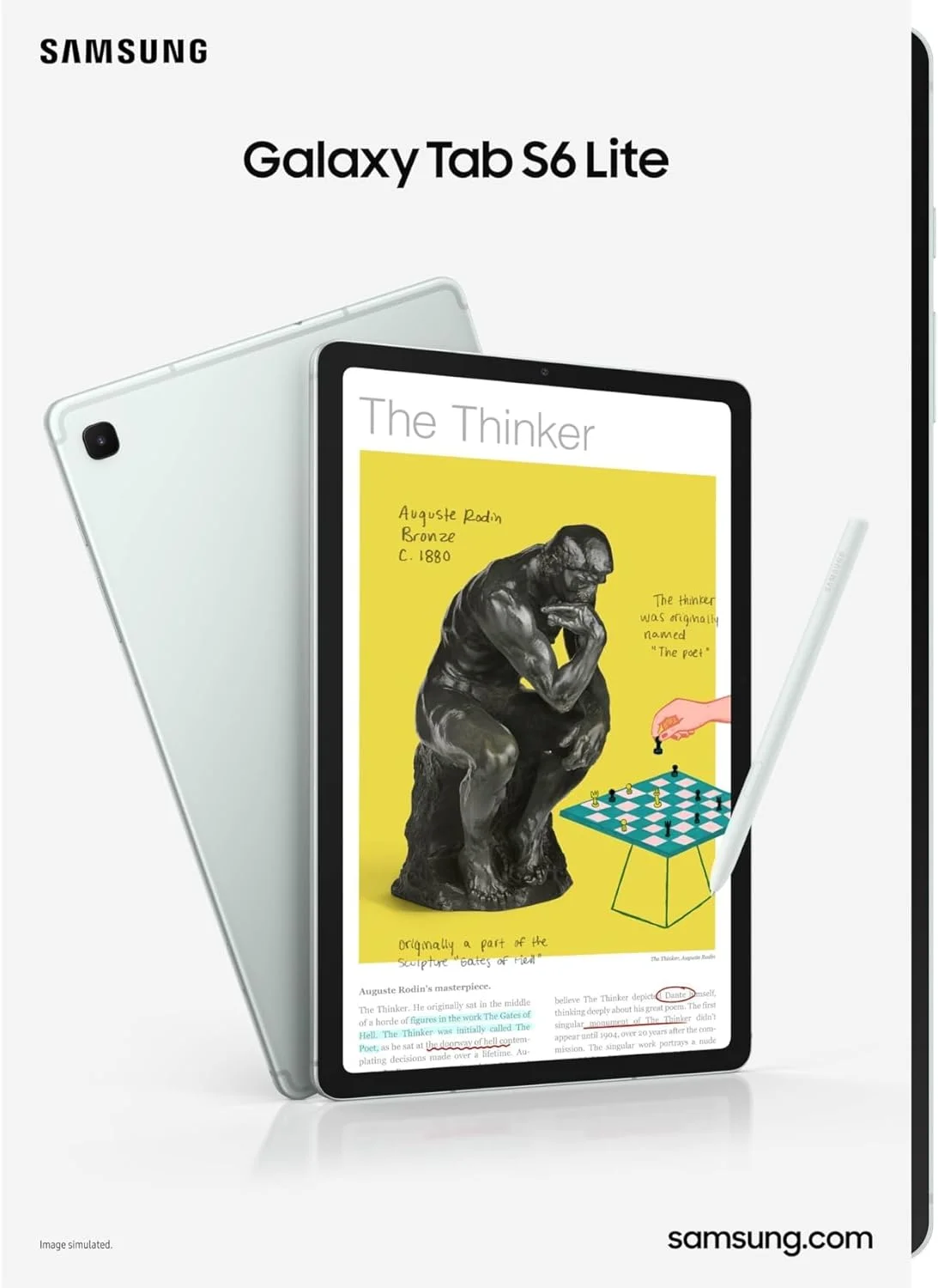 تبلت اندروید سامسونگ گلکسی تب S6 لایت Wi-Fi با صفحه نمایش 10.4 اینچی، 4 گیگابایت رم، 64 گیگابایت حافظه داخلی، مدل 2024 - نعنایی تبلت اندروید سامسونگ گلکسی تب S6 لایت Wi-Fi با صفحه نمایش 10.4 اینچی، 4 گیگابایت رم، 64 گیگابایت حافظه داخلی، مدل 2024 - نعنایی