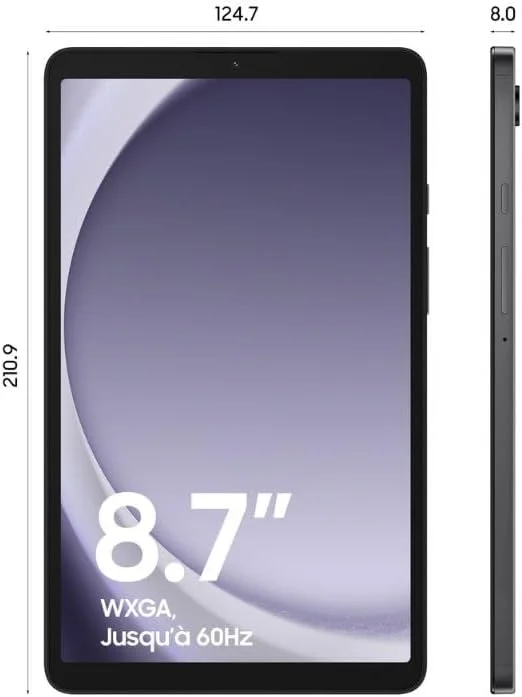 تبلت سامسونگ Galaxy Tab A9 با حافظه 128 گیگابایت و Wi-Fi - خاکستری تبلت سامسونگ Galaxy Tab A9 با حافظه 128 گیگابایت و Wi-Fi - خاکستری