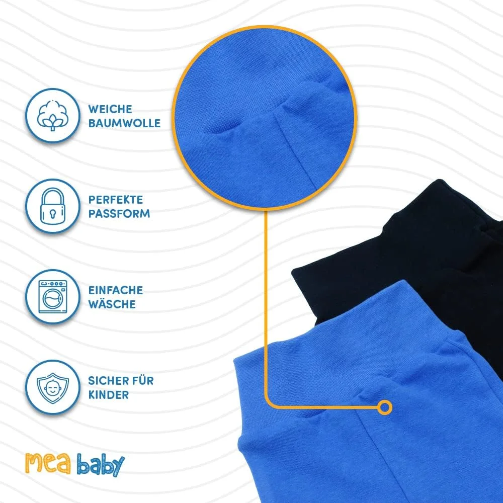 شلوار نوزادی MEA BABY، مناسب برای نوزادان دختر و پسر، 100% پنبه، بسته 5 عددی. شلوار رامپر نوزادی با جوراب. شلوار نوزادی با جوراب، شلوار نوزادی پسرانه با جوراب، دخترانه شلوار نوزادی MEA BABY، مناسب برای نوزادان دختر و پسر، 100% پنبه، بسته 5 عددی. شلوار رامپر نوزادی با جوراب. شلوار نوزادی با جوراب، شلوار نوزادی پسرانه با جوراب، دخترانه