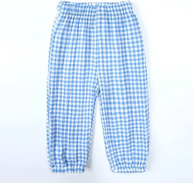 شلوار کتان نخی بچگانه MYGBCPJS، مناسب پسران و دختران، شلوار مچ دار غیررسمی، شلوار بلند گشاد شلوار کتان نخی بچگانه MYGBCPJS، مناسب پسران و دختران، شلوار مچ دار غیررسمی، شلوار بلند گشاد