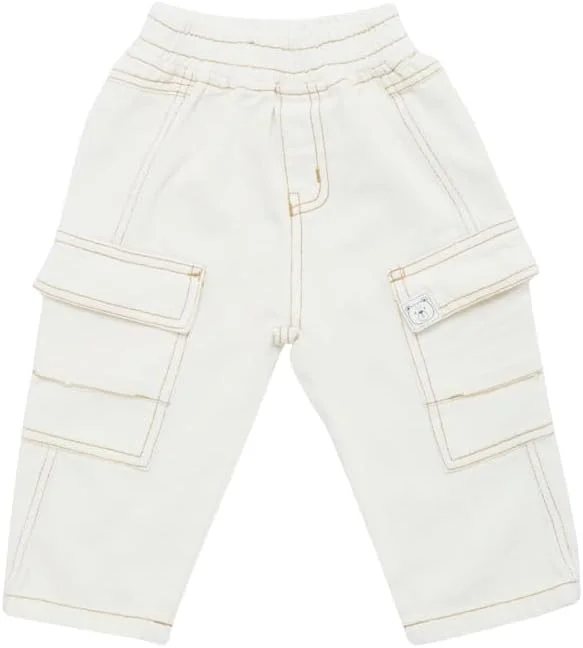 Little Kangaroos, Baby Boy Fully Elasticated Cargo Pants Little Kangaroos, Baby Boy Fully Elasticated Cargo Pants