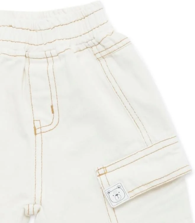 Little Kangaroos, Baby Boy Fully Elasticated Cargo Pants Little Kangaroos, Baby Boy Fully Elasticated Cargo Pants