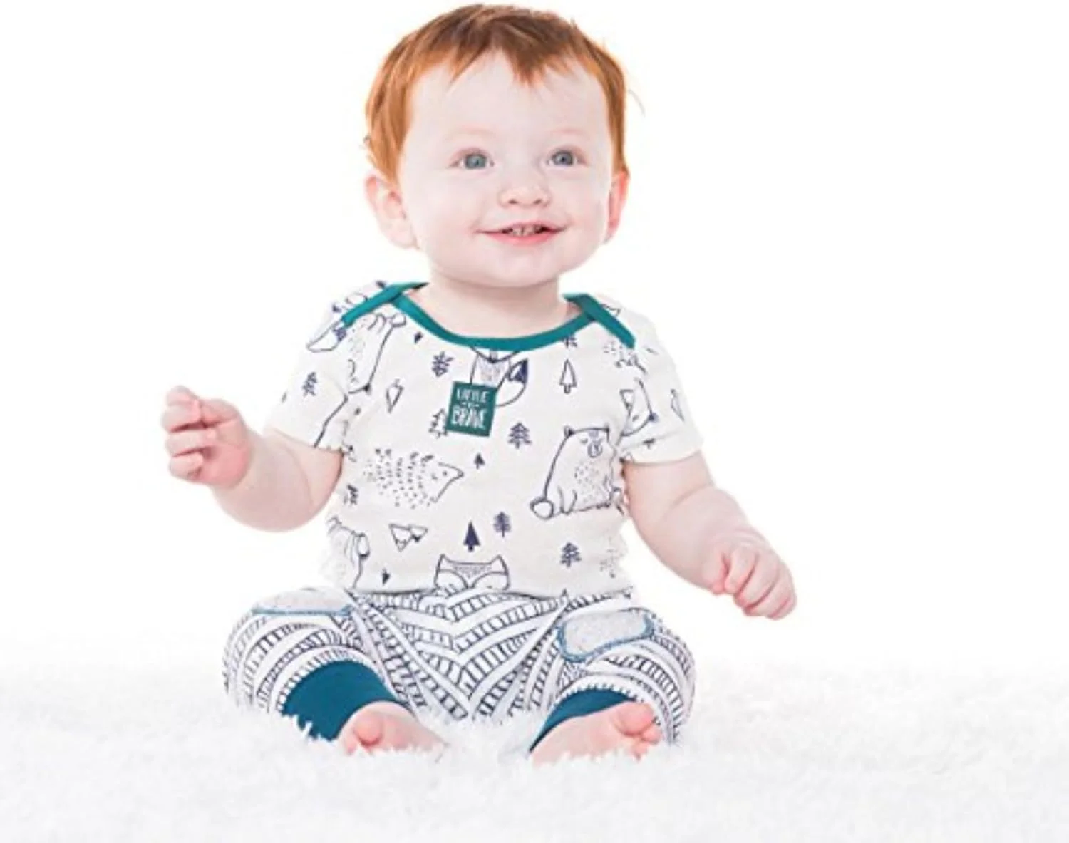 شلوار جاگر نوزادی پسرانه لاماز ارگانیک، بسته 2 عددی شلوار جاگر نوزادی پسرانه لاماز ارگانیک، بسته 2 عددی