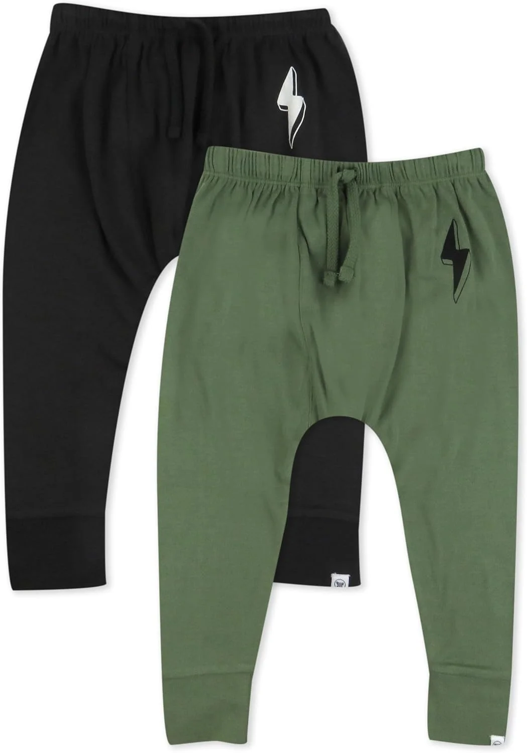 HonestBaby شلوار جاگر چندتایی نوزاد، 100% پنبه ارگانیک، مناسب نوزاد و کودک نوپا، پسرانه، دخترانه، شلوار راحتی (بسته 3 عددی)