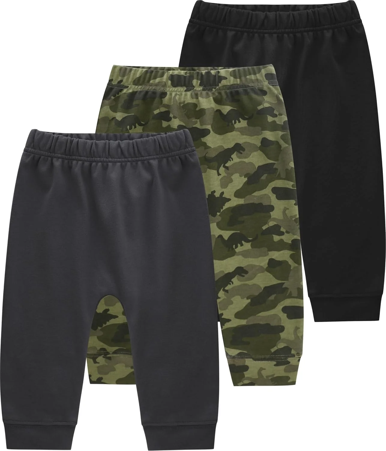 شلوار نرم کودکانه JARMAKO، بسته 3 عددی ساق شلواری نوزادی، جاگر، مناسب نوزاد تا 18 ماهگی