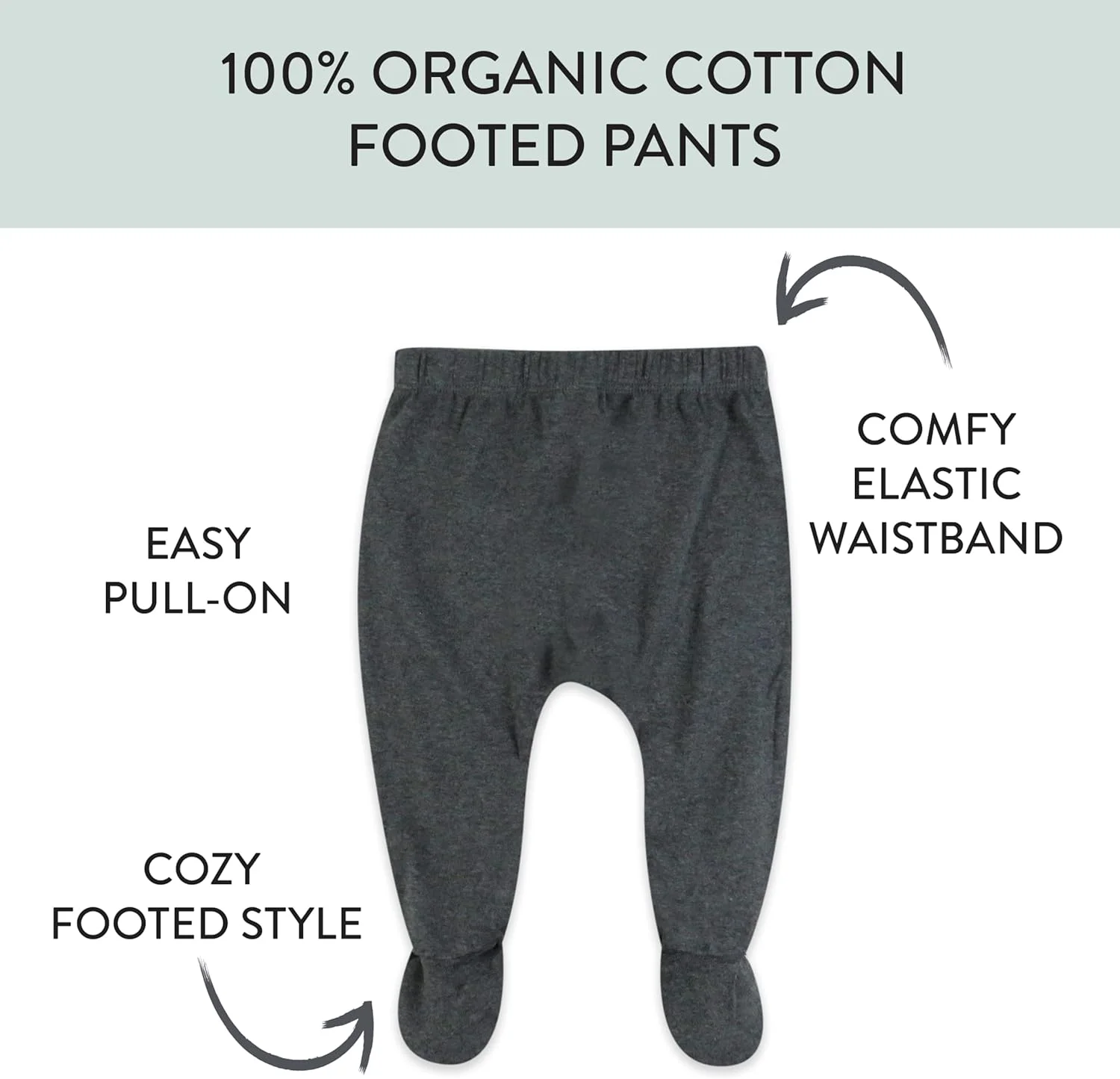 HonestBaby ست 3 عددی شلوار جوراب دار نوزادی یونیسکس، تن خور راحت، شلوار های کشی، 100% پنبه ارگانیک برای نوزادان پسر، دختر، ست شلوار یونیسکس (بسته 3 عددی) HonestBaby ست 3 عددی شلوار جوراب دار نوزادی یونیسکس، تن خور راحت، شلوار های کشی، 100% پنبه ارگانیک برای نوزادان پسر، دختر، ست شلوار یونیسکس (بسته 3 عددی)