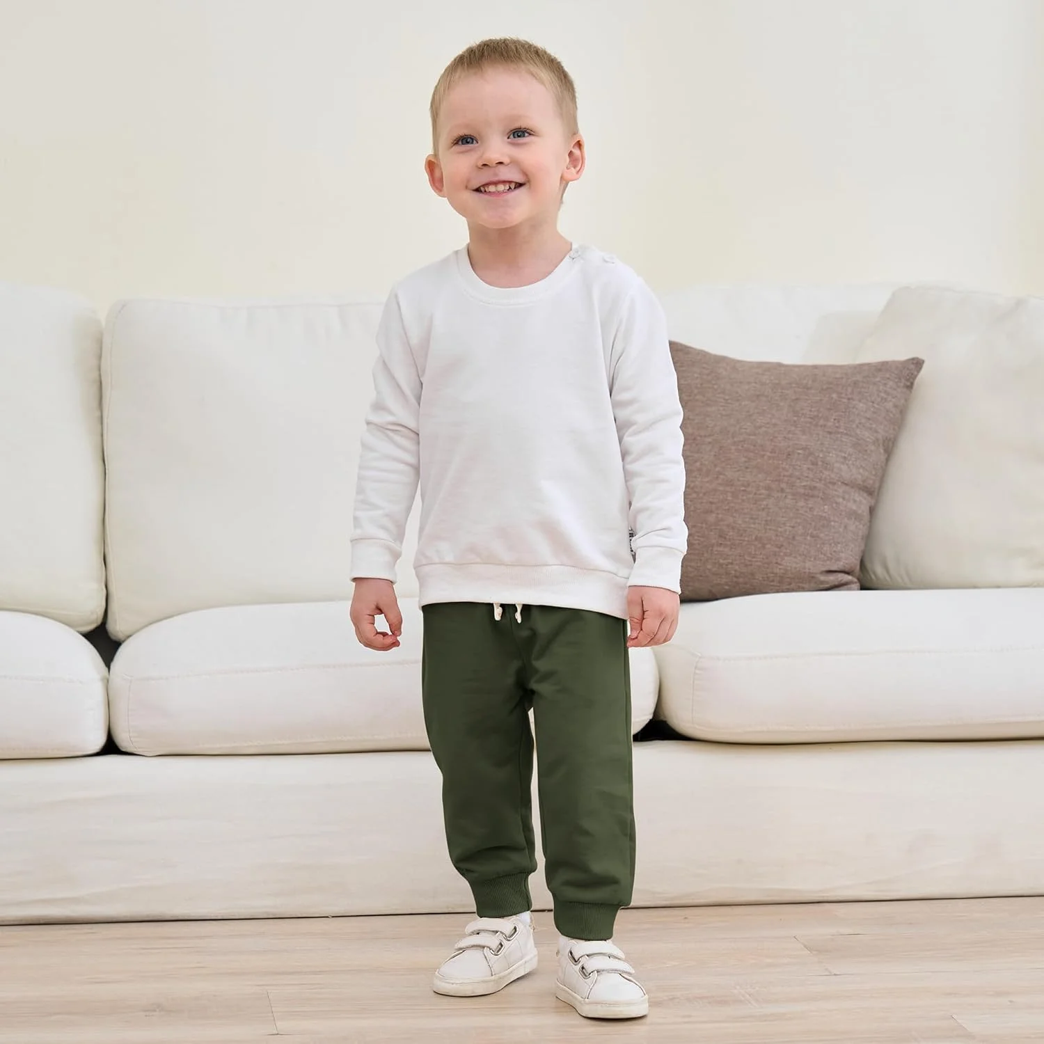 دریم باس 2 عدد شلوار پسرانه بچگانه با جیب، شلوار جاگر پنبه ای برای نوزادان و کودکان 9 ماهه تا 4 ساله دریم باس 2 عدد شلوار پسرانه بچگانه با جیب، شلوار جاگر پنبه ای برای نوزادان و کودکان 9 ماهه تا 4 ساله