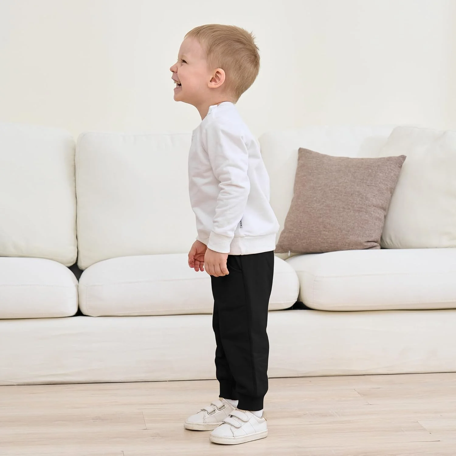 دریم باس 2 عدد شلوار پسرانه بچگانه با جیب، شلوار جاگر پنبه ای برای نوزادان و کودکان 9 ماهه تا 4 ساله دریم باس 2 عدد شلوار پسرانه بچگانه با جیب، شلوار جاگر پنبه ای برای نوزادان و کودکان 9 ماهه تا 4 ساله