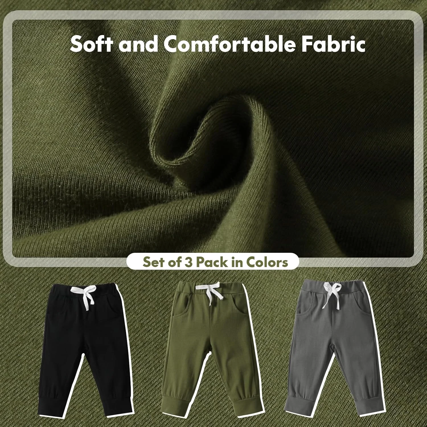 دریم باس بسته 3 عددی شلوار جاگر بچگانه با جیب، شلوار ورزشی پسرانه، شلوار نوزادی دریم باس بسته 3 عددی شلوار جاگر بچگانه با جیب، شلوار ورزشی پسرانه، شلوار نوزادی