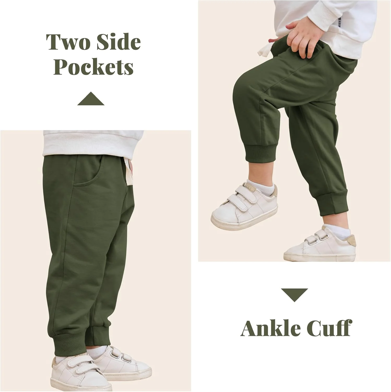 دریم باس 2 عدد شلوار پسرانه بچگانه با جیب، شلوار جاگر پنبه ای برای نوزادان و کودکان 9 ماهه تا 4 ساله دریم باس 2 عدد شلوار پسرانه بچگانه با جیب، شلوار جاگر پنبه ای برای نوزادان و کودکان 9 ماهه تا 4 ساله