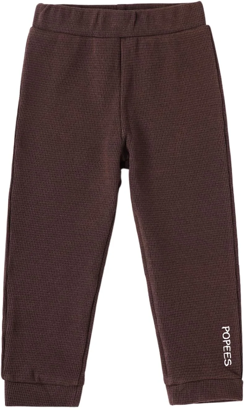 شلوار جاگر بافتنی پسرانه نوزادی پوپیز بیبی کر - 100% پنبه، رنگ های طبیعی - 3-36 ماه شلوار جاگر بافتنی پسرانه نوزادی پوپیز بیبی کر - 100% پنبه، رنگ های طبیعی - 3-36 ماه