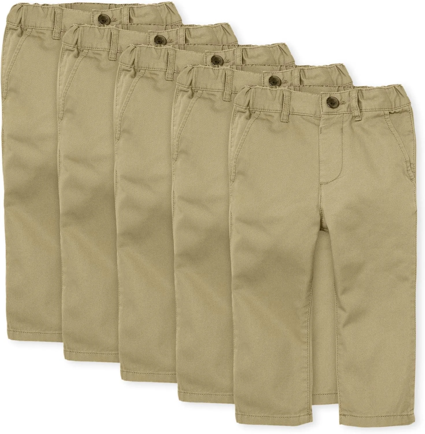 ست 5 عددی شلوار کتان باریک پسرانه The Children's Place ست 5 عددی شلوار کتان باریک پسرانه The Children's Place