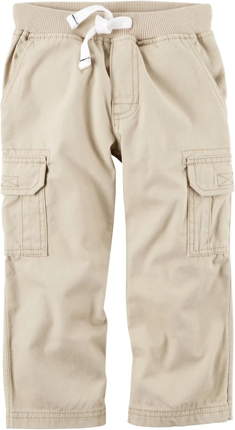 شلوار بافته شده پسرانه کارترز مدل 224g355، خاکی شلوار بافته شده پسرانه کارترز مدل 224g355، خاکی