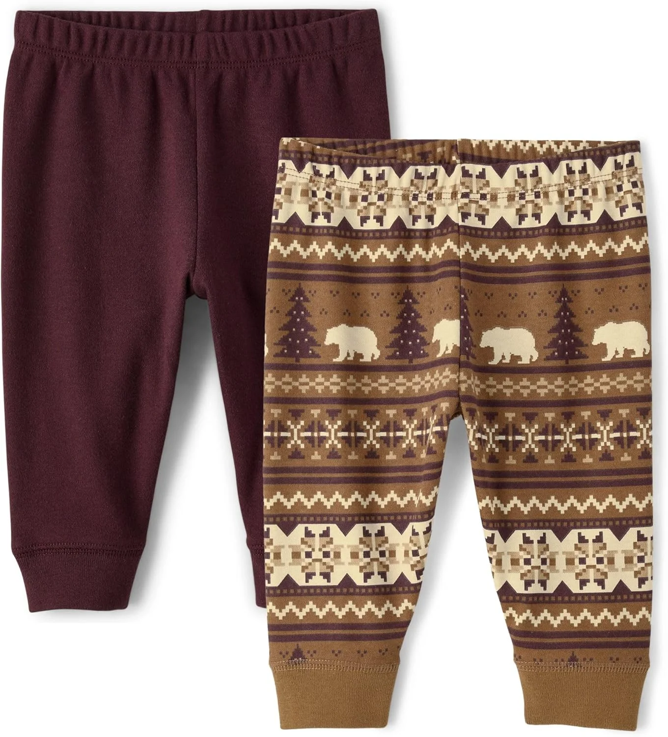 شلوار بچه گانه پسرانه The Children's Place، مدل بافتنی کشی (بسته 2 عددی) شلوار بچه گانه پسرانه The Children's Place، مدل بافتنی کشی (بسته 2 عددی)