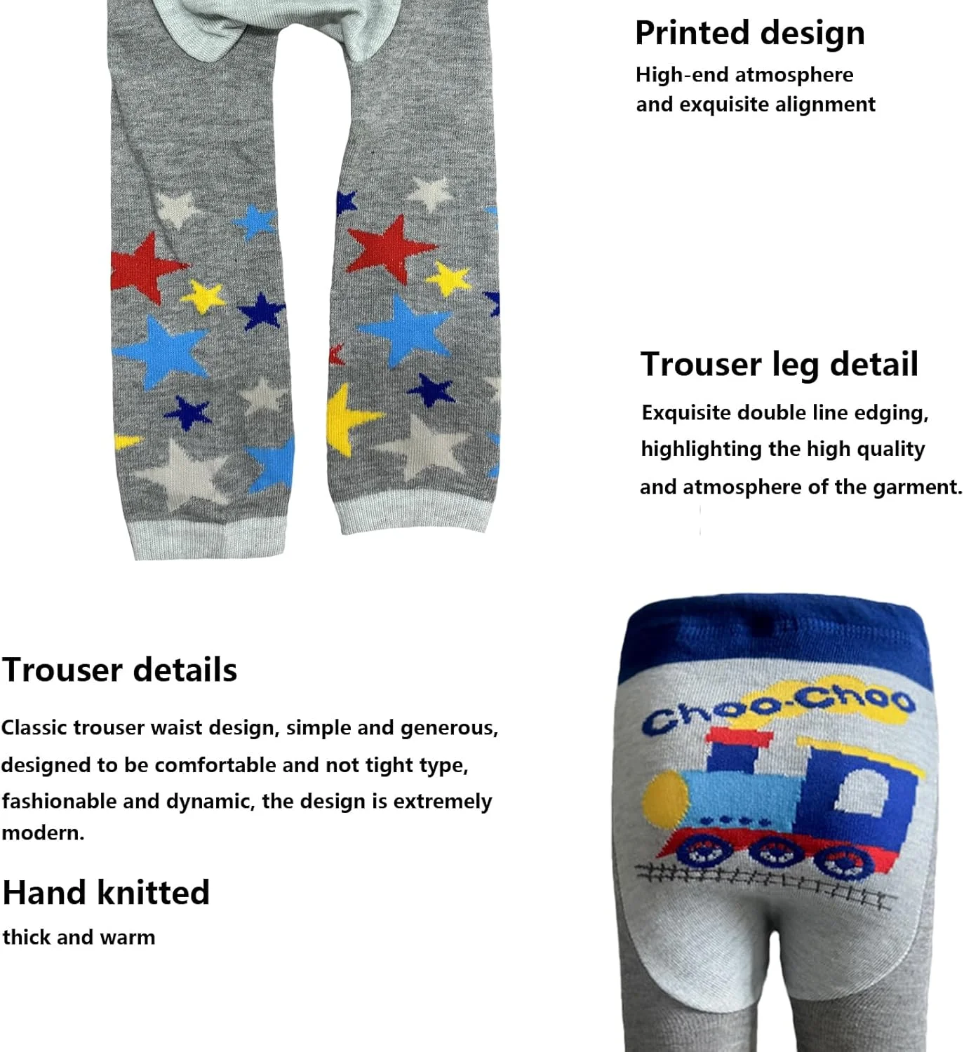 شلوار بافتنی بچگانه CHANGZHONG 3 عددی مناسب نوزادان دختر و پسر 0-24 ماه شلوار بافتنی بچگانه CHANGZHONG 3 عددی مناسب نوزادان دختر و پسر 0-24 ماه