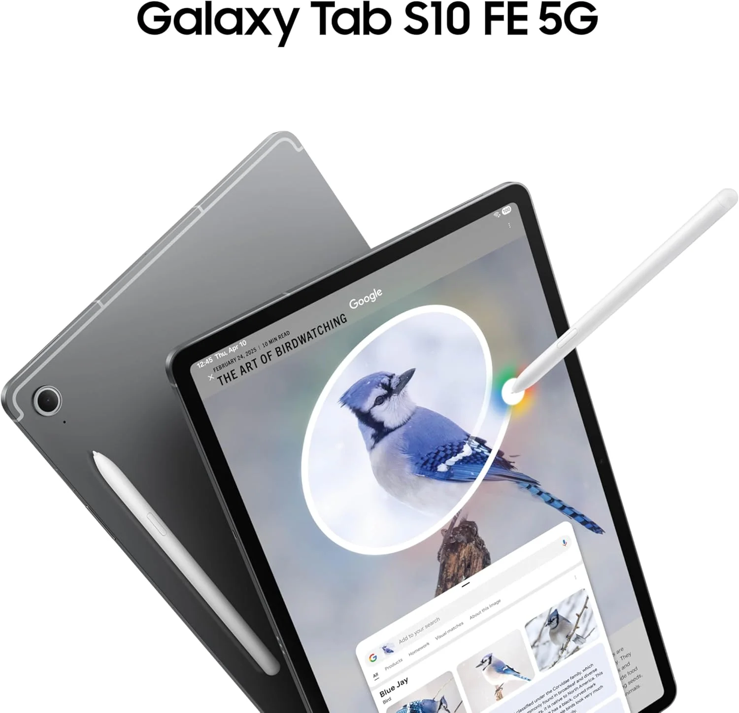 تبلت اندرویدی سامسونگ گلکسی تب S10 FE با صفحه نمایش 10.9 اینچی، حافظه 128 گیگابایت، (شبکه Verizon)، مقاوم در برابر آب و گرد و غبار با استاندارد IP68، عمر باتری طولانی، پردازنده قدرتمند، قلم S Pen، دوربین 13 مگاپیکسلی، طراحی سبک، نسخه ایالات متحده، 2025، خاکستری تبلت اندرویدی سامسونگ گلکسی تب S10 FE با صفحه نمایش 10.9 اینچی، حافظه 128 گیگابایت، (شبکه Verizon)، مقاوم در برابر آب و گرد و غبار با استاندارد IP68، عمر باتری طولانی، پردازنده قدرتمند، قلم S Pen، دوربین 13 مگاپیکسلی، طراحی سبک، نسخه ایالات متحده، 2025، خاکستری