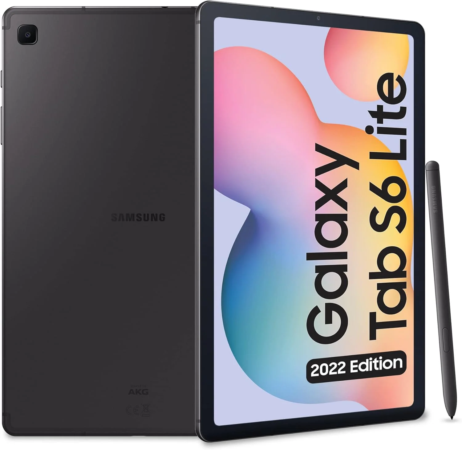 تبلت سامسونگ گلکسی تب S6 لایت (2022)، قلم S Pen، تبلت، ال سی دی TFT 10.4 اینچی، LTE، رم 4 گیگابایتی، 64 گیگابایت قابل ارتقا، باتری 7040 میلی آمپر ساعتی، اندروید 12 خاکستری آکسفورد [نسخه ایتالیایی] 2022