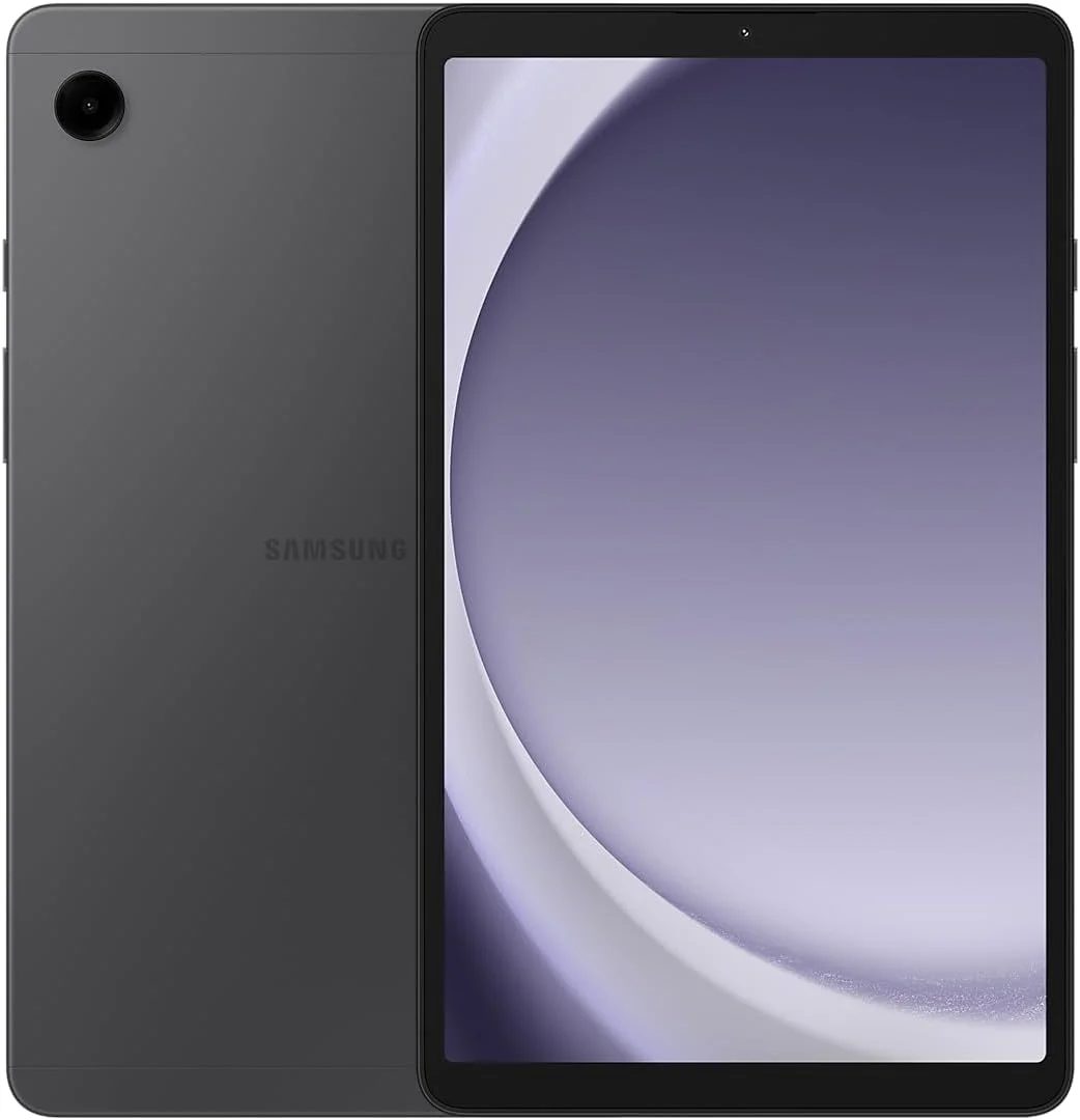 تبلت سامسونگ گلکسی تب A9 (SM-X110)، حافظه 64 گیگابایت، رم 4 گیگابایت، فقط وای فای، نسخه بین المللی (همراه با شارژر دیواری 15 واتی) (خاکستری)