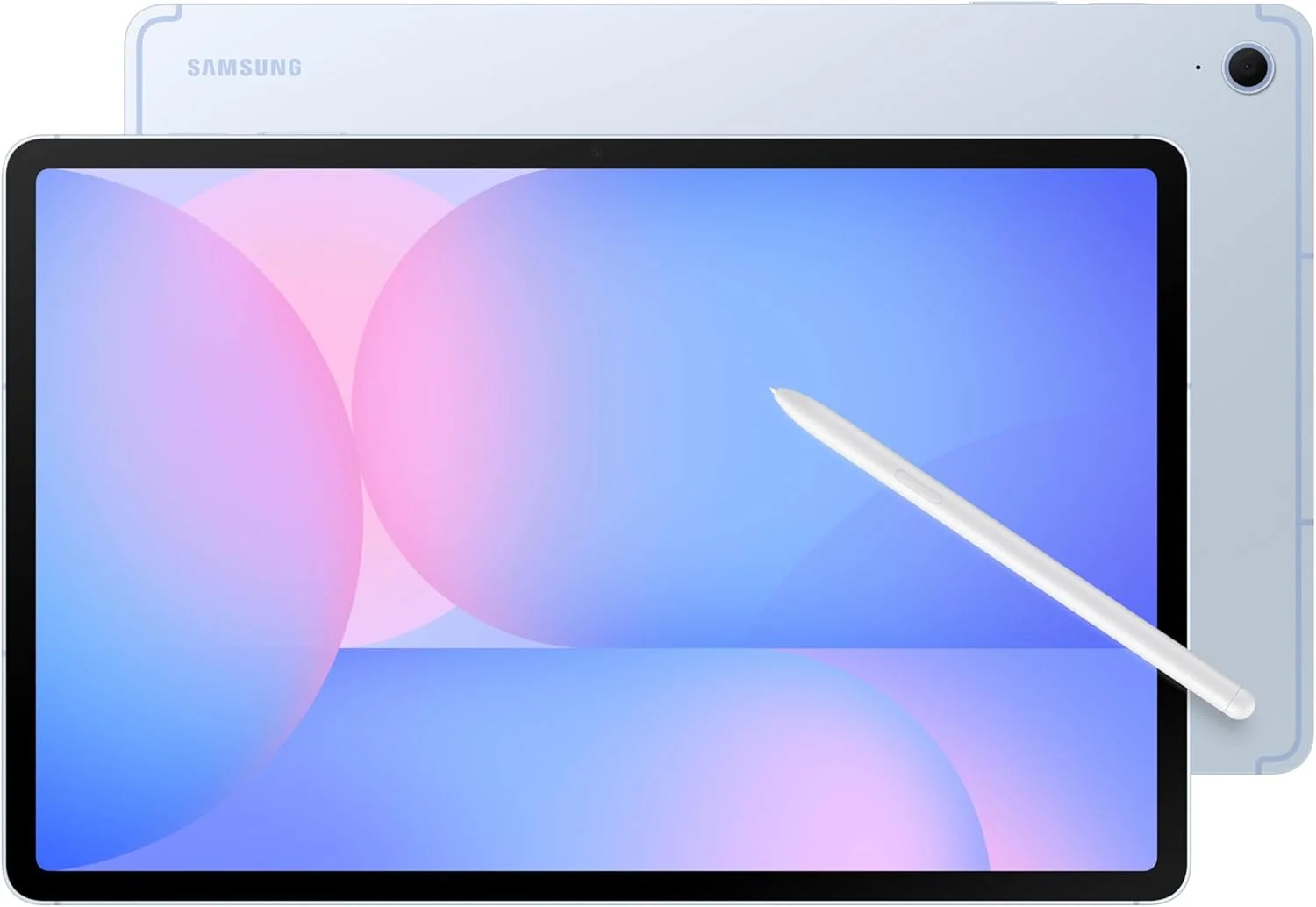 تبلت اندرویدی SAMSUNG Galaxy Tab S10 FE+ با صفحه نمایش بزرگ ۱۳.۱ اینچی، ۱۲۸ گیگابایت حافظه، عمر باتری طولانی، پردازنده Exynos 1580، دارای استاندارد IP68 مقاوم در برابر آب، نرخ تازه سازی ۹۰ هرتز، قلم S Pen برای یادداشت برداری، نسخه ایالات متحده، آبی