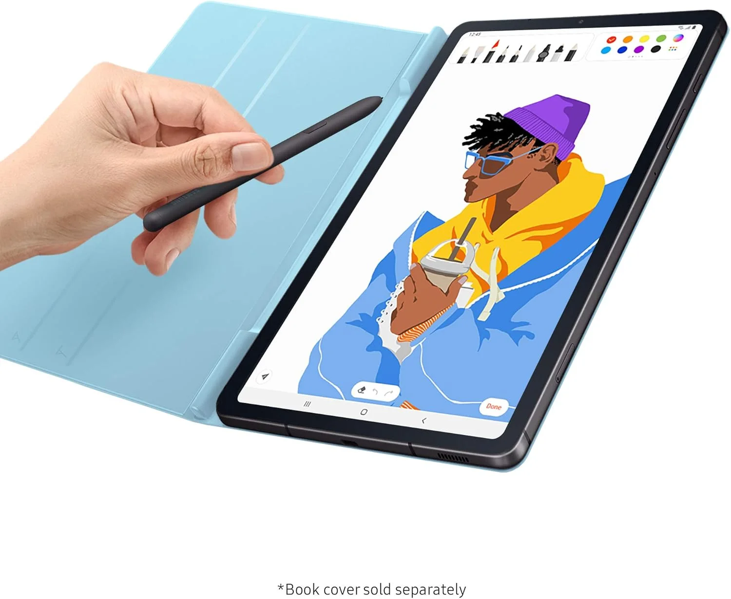 تبلت سامسونگ گلکسی تب S6 Lite خاکستری LTE با حافظه 64 گیگابایت - مدل قدیمی