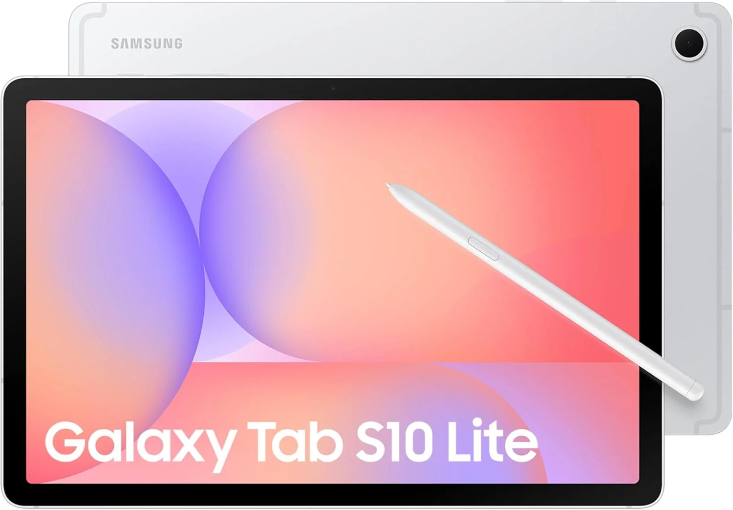تبلت سامسونگ گلکسی تب S10 Lite، رم 8 گیگابایت، حافظه 256 گیگابایت، قابلیت ارتقا تا 2 ترابایت، عمر باتری طولانی، صفحه نمایش 10.9 اینچی LCD، قلم S Pen برای یادداشت برداری، پردازنده Exynos 1380، قابلیت Circle to Search، ابزارهای هوش مصنوعی، نقره ای