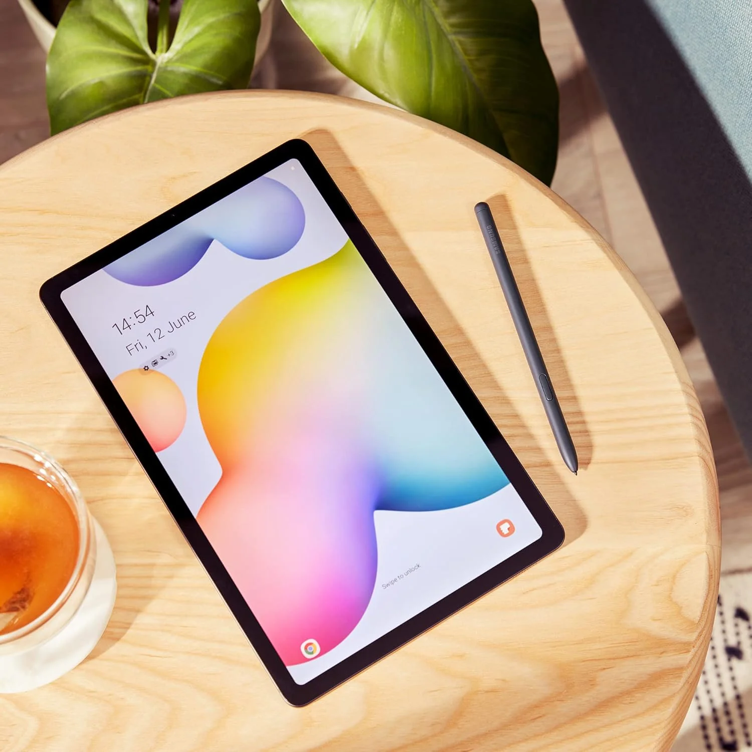 تبلت اندروید سامسونگ گلکسی تب S6 Lite با حافظه 64 گیگابایت و وای فای - خاکستری