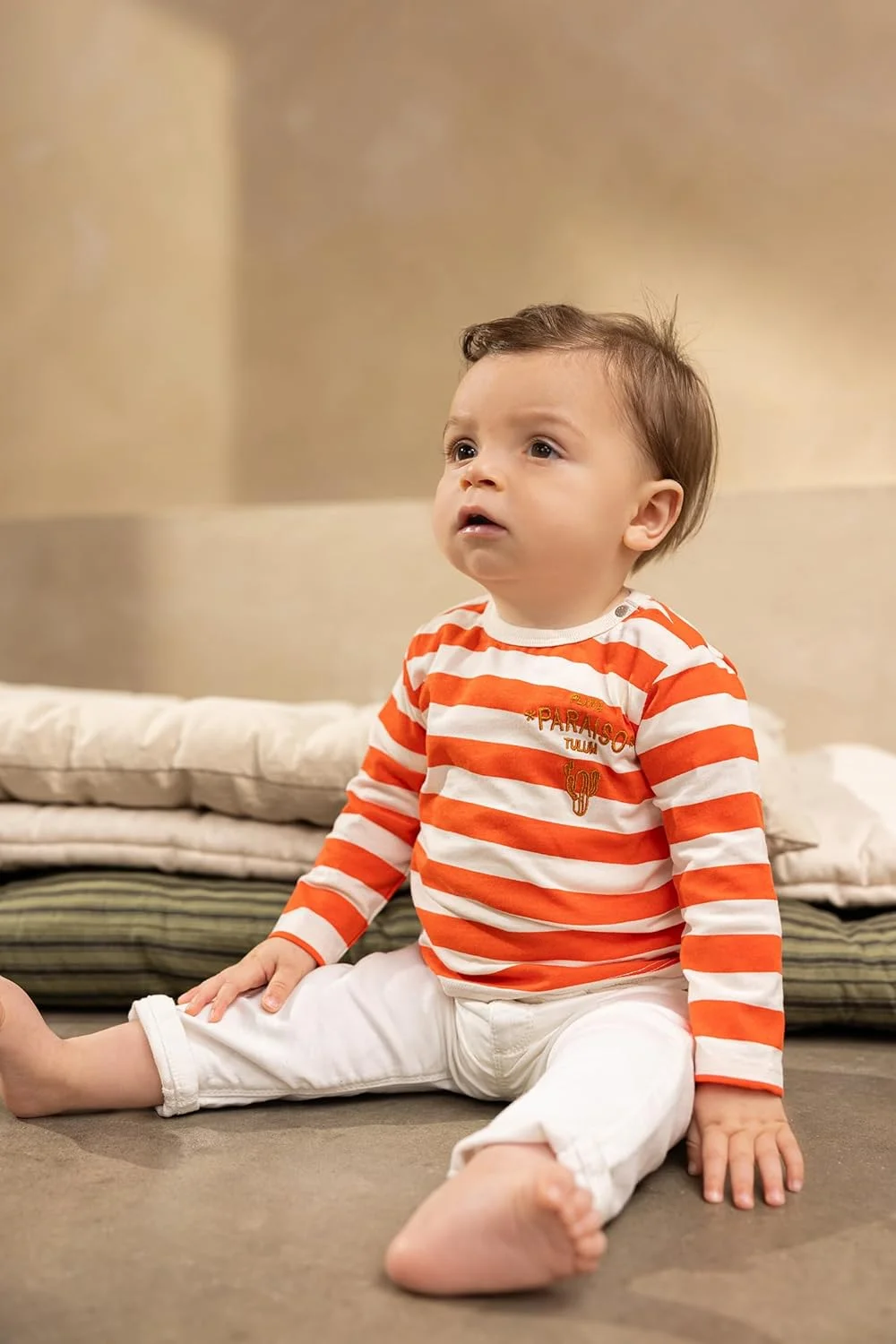 شلوار جین پسرانه نوزادی Noppies مدل Ogi با فیت راحت شلوار جین پسرانه نوزادی Noppies مدل Ogi با فیت راحت