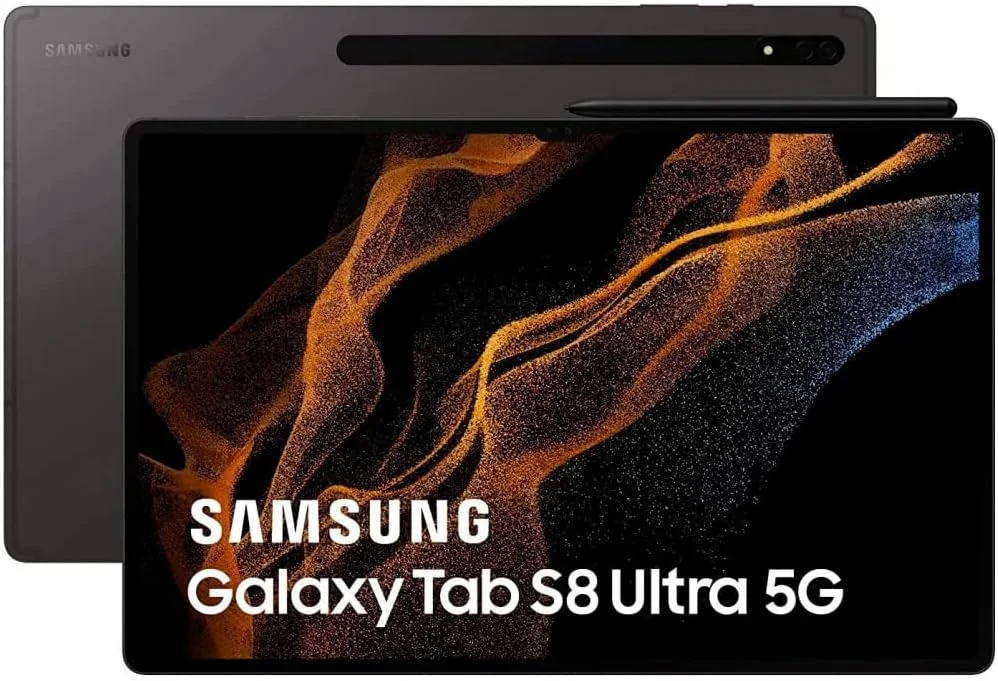 سامسونگ گلکسی تب S8 Ultra | Super AMOLED، 120 هرتز، صفحه نمایش 14.6 اینچی HDR10+ | 128 گیگابایت رم 8 گیگابایت | گرافیت