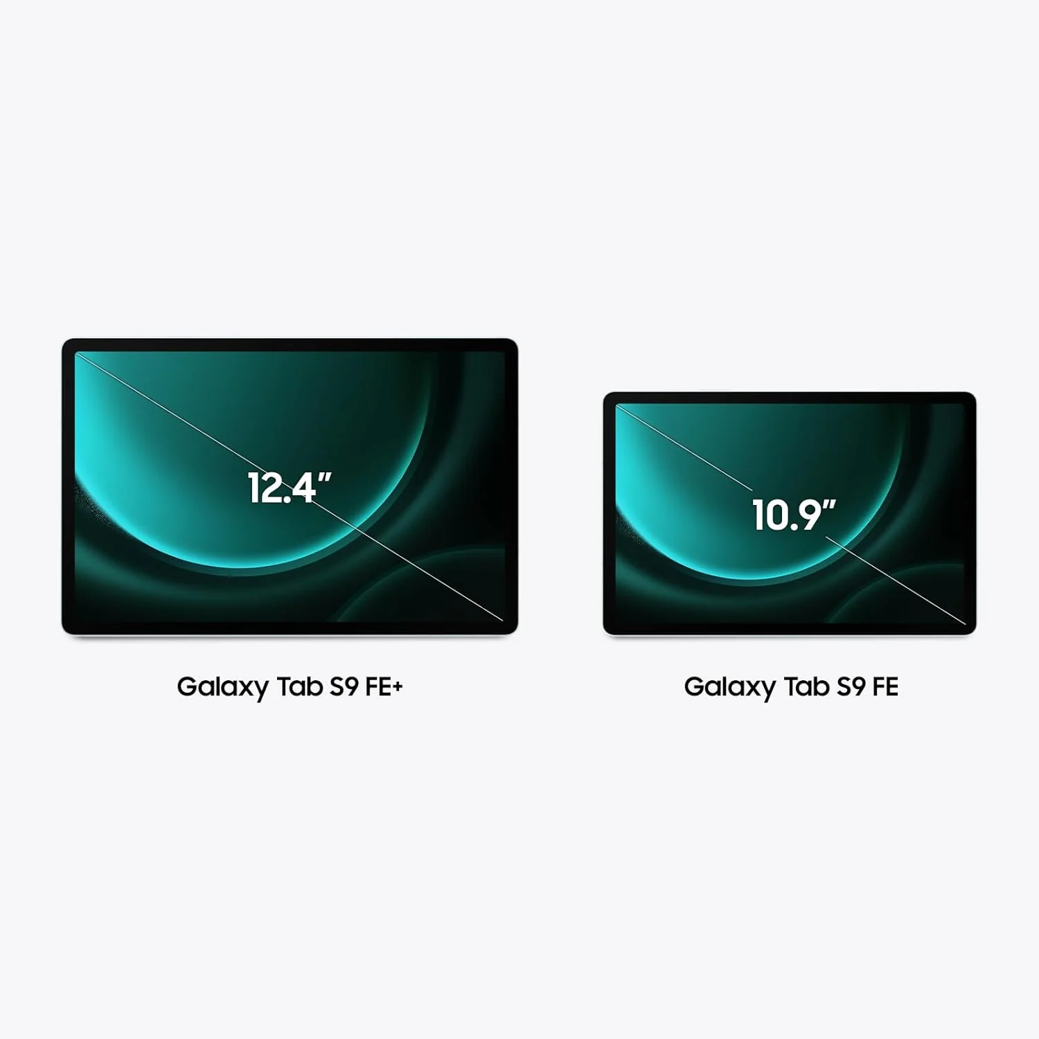 تبلت اندروید سامسونگ گلکسی تب S9 FE+ 5G، رم 8 گیگابایت، حافظه 128 گیگابایت، قلم S Pen شامل، نعنایی (نسخه امارات)