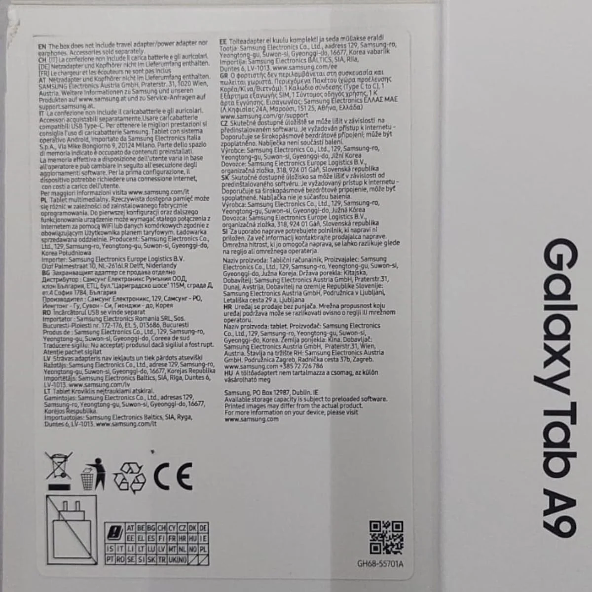 تبلت سامسونگ گلکسی تب A9 LTE 4G Mediatek LTE-TDD & LTE-FDD 64 گیگابایت 22.1، SM-X115NDBAEUE تبلت سامسونگ گلکسی تب A9 LTE 4G Mediatek LTE-TDD & LTE-FDD 64 گیگابایت 22.1، SM-X115NDBAEUE