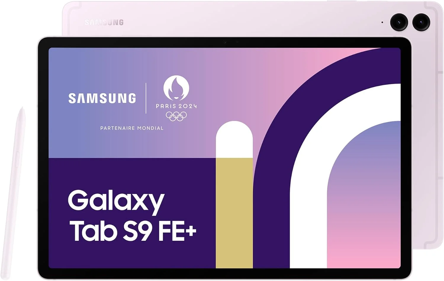 تبلت سامسونگ گلکسی تب S9 FE+، 12.4 اینچ وای فای 128 گیگابایت، قلم S Pen شامل، باتری با عمر طولانی، گواهی IP68، اسطوخودوس، نسخه FR
