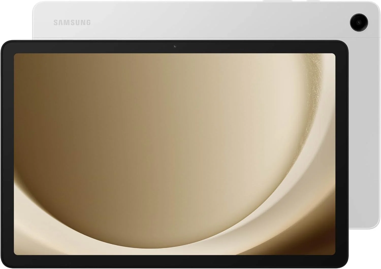 تبلت سامسونگ Galaxy Tab A9+ با صفحه نمایش 11 اینچی، 64 گیگابایت حافظه داخلی، تبلت اندرویدی، صفحه نمایش بزرگ، چهار بلندگو، چیپست ارتقا یافته، نمایشگر چند پنجره ای، طراحی باریک، سبک و بادوام، نسخه ایالات متحده، 2024، نقره ای