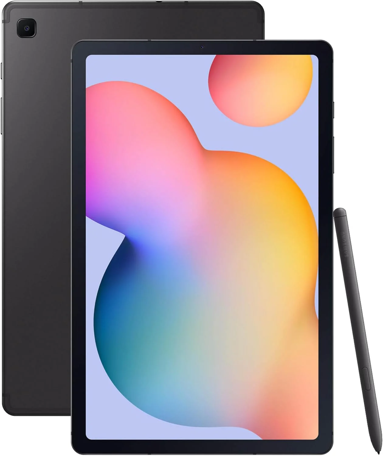تبلت اندرویدی سامسونگ Galaxy Tab S6 Lite (2024) با صفحه نمایش 10.4 اینچی، حافظه 64 گیگابایت، وای فای، قلم S Pen، مناسب بازی، عمر باتری طولانی، طراحی فلزی باریک، قابلیت افزایش حافظه، نسخه ایالات متحده، خاکستری آکسفورد، انحصاری آمازون