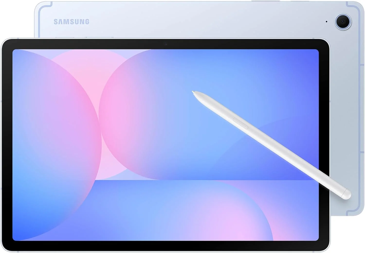 تبلت اندرویدی SAMSUNG Galaxy Tab S10 FE با حافظه 128 گیگابایت و وای فای، صفحه نمایش بزرگ، عمر باتری طولانی، پردازنده Exynos 1580، مقاومت در برابر آب IP68، نرخ نوسازی 90 هرتز، قلم S برای یادداشت برداری، نسخه ایالات متحده، آبی