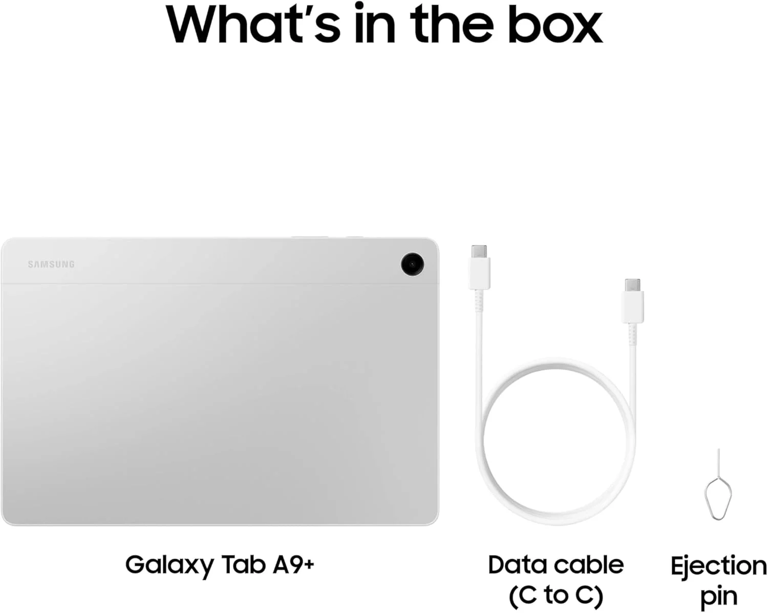 تبلت سامسونگ Galaxy Tab A9+ با صفحه نمایش 11 اینچی، 64 گیگابایت حافظه داخلی، تبلت اندرویدی، صفحه نمایش بزرگ، چهار بلندگو، چیپست ارتقا یافته، نمایشگر چند پنجره ای، طراحی باریک، سبک و بادوام، نسخه ایالات متحده، 2024، نقره ای تبلت سامسونگ Galaxy Tab A9+ با صفحه نمایش 11 اینچی، 64 گیگابایت حافظه داخلی، تبلت اندرویدی، صفحه نمایش بزرگ، چهار بلندگو، چیپست ارتقا یافته، نمایشگر چند پنجره ای، طراحی باریک، سبک و بادوام، نسخه ایالات متحده، 2024، نقره ای