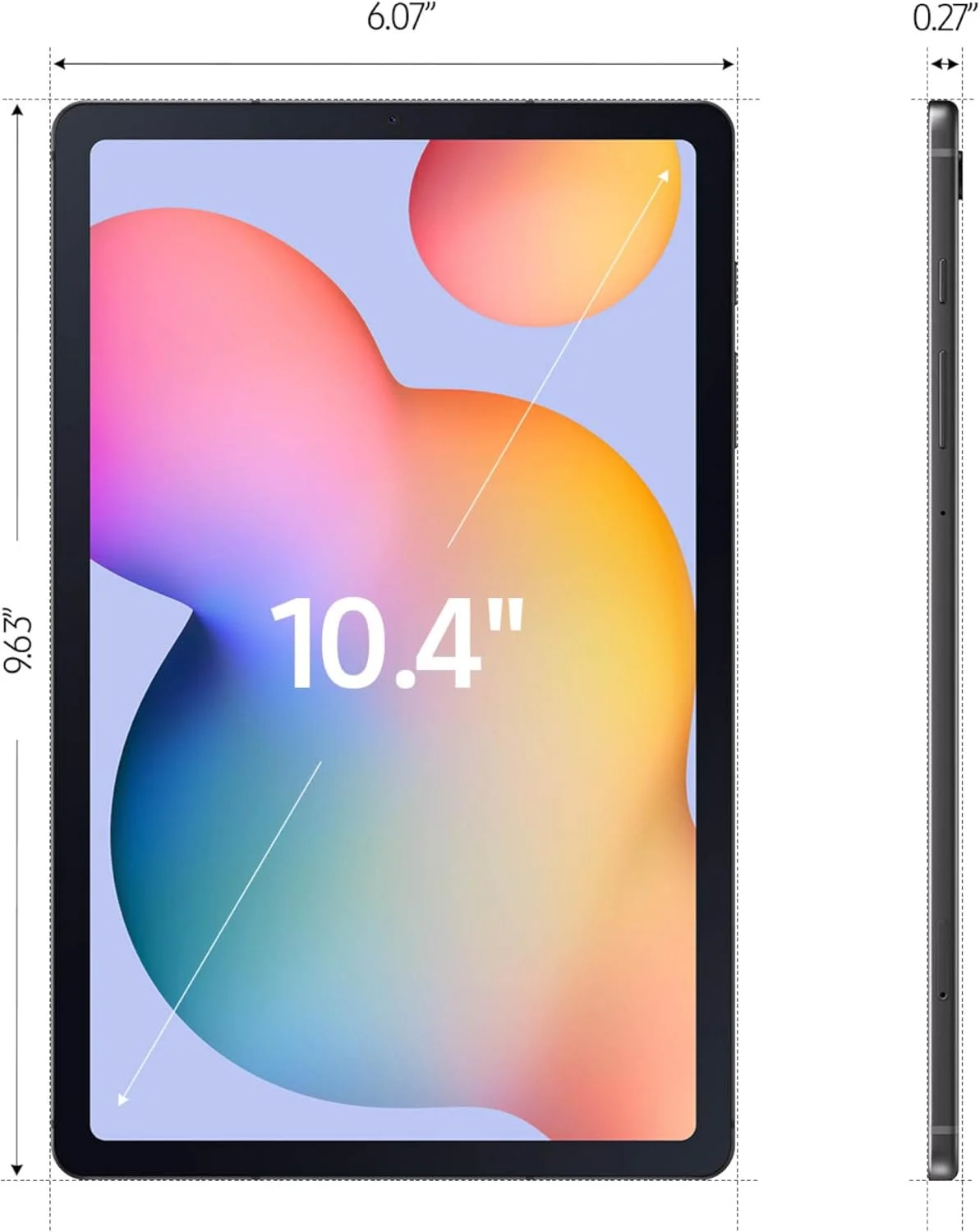 تبلت اندرویدی سامسونگ Galaxy Tab S6 Lite (2024) با صفحه نمایش 10.4 اینچی، حافظه 64 گیگابایت، وای فای، قلم S Pen، مناسب بازی، عمر باتری طولانی، طراحی فلزی باریک، قابلیت افزایش حافظه، نسخه ایالات متحده، خاکستری آکسفورد، انحصاری آمازون تبلت اندرویدی سامسونگ Galaxy Tab S6 Lite (2024) با صفحه نمایش 10.4 اینچی، حافظه 64 گیگابایت، وای فای، قلم S Pen، مناسب بازی، عمر باتری طولانی، طراحی فلزی باریک، قابلیت افزایش حافظه، نسخه ایالات متحده، خاکستری آکسفورد، انحصاری آمازون