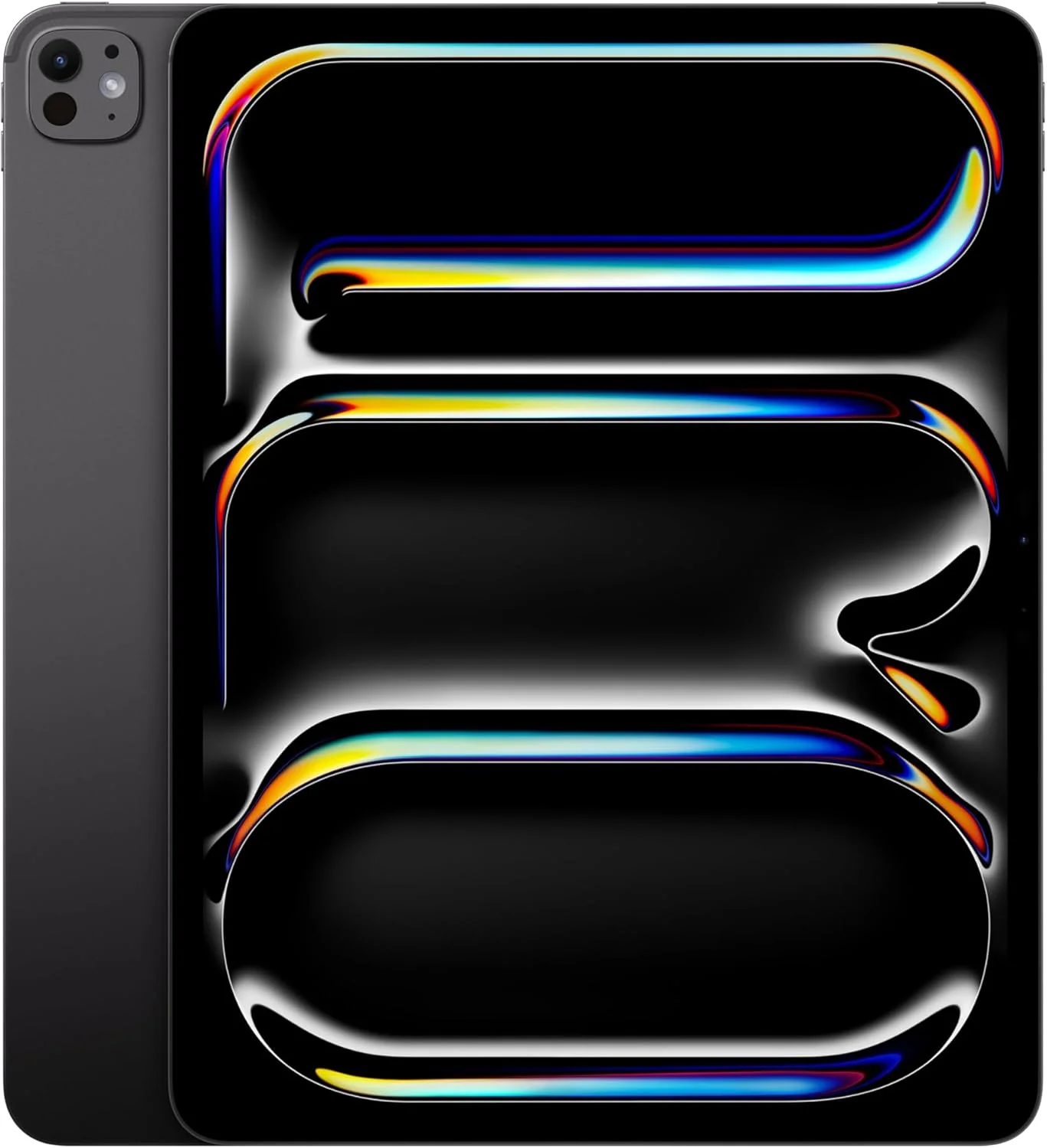 اپل آیپد پرو ۱۳ اینچی (M4): نمایشگر Ultra Retina XDR، ۵۱۲ گیگابایت، دوربین جلوی ۱۲ مگاپیکسلی افقی/دوربین پشتی ۱۲ مگاپیکسلی، اسکنر LiDAR، Wi-Fi 6E، Face ID، عمر باتری یک روز کامل، شیشه استاندارد - مشکی فضایی