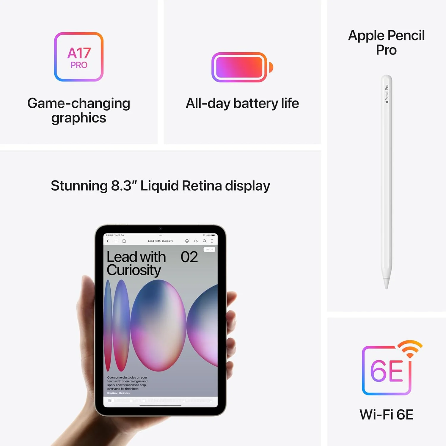 آیپد مینی 2024 اپل (Wi-Fi، 128 گیگابایت) - آبی (نسل هفتم) آیپد مینی 2024 اپل (Wi-Fi، 128 گیگابایت) - آبی (نسل هفتم)