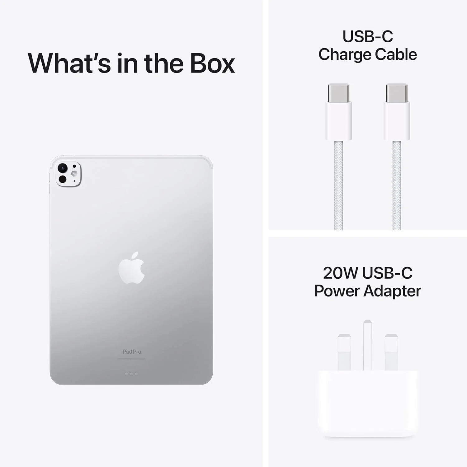 اپل آیپد پرو ۱۱ اینچی (M4): نمایشگر Ultra Retina XDR، ۲۵۶ گیگابایت، دوربین جلوی ۱۲ مگاپیکسلی عریض/دوربین پشتی ۱۲ مگاپیکسلی، اسکنر LiDAR، Wi-Fi 6E، Face ID، عمر باتری تمام روز، شیشه استاندارد - نقره ای اپل آیپد پرو ۱۱ اینچی (M4): نمایشگر Ultra Retina XDR، ۲۵۶ گیگابایت، دوربین جلوی ۱۲ مگاپیکسلی عریض/دوربین پشتی ۱۲ مگاپیکسلی، اسکنر LiDAR، Wi-Fi 6E، Face ID، عمر باتری تمام روز، شیشه استاندارد - نقره ای