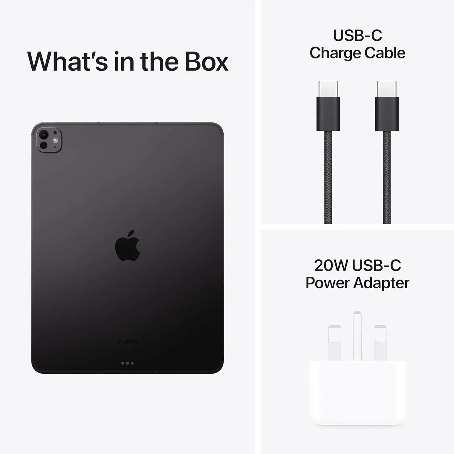 اپل آیپد پرو ۱۳ اینچی (M4): نمایشگر Ultra Retina XDR، ۵۱۲ گیگابایت، دوربین جلوی ۱۲ مگاپیکسلی افقی/دوربین پشتی ۱۲ مگاپیکسلی، اسکنر LiDAR، Wi-Fi 6E، Face ID، عمر باتری یک روز کامل، شیشه استاندارد - مشکی فضایی اپل آیپد پرو ۱۳ اینچی (M4): نمایشگر Ultra Retina XDR، ۵۱۲ گیگابایت، دوربین جلوی ۱۲ مگاپیکسلی افقی/دوربین پشتی ۱۲ مگاپیکسلی، اسکنر LiDAR، Wi-Fi 6E، Face ID، عمر باتری یک روز کامل، شیشه استاندارد - مشکی فضایی