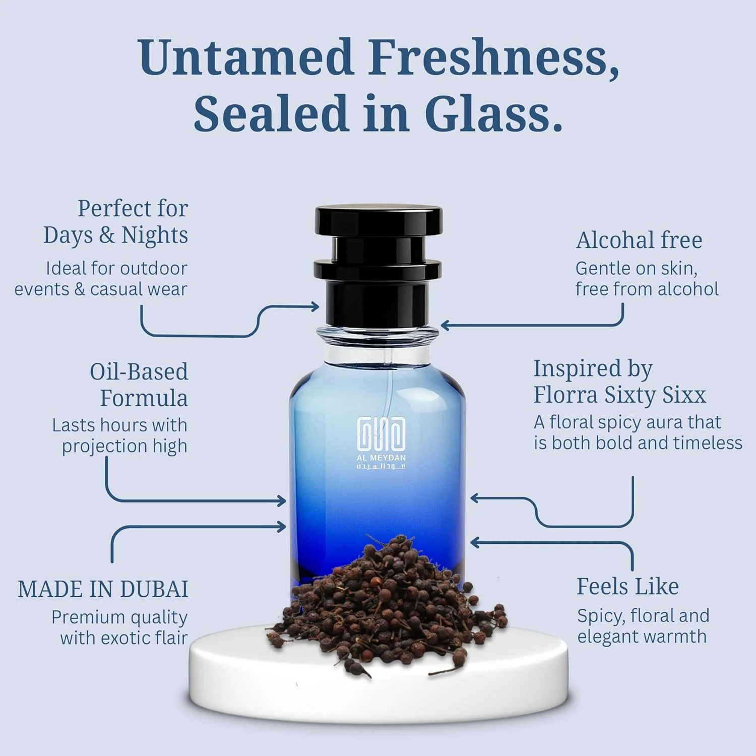 عطر روغنی زنانه عود المیدان – الهام گرفته از فلورا سیکستی سیکس – عطر روغنی بدون الکل با رایحه رز، گل صد تومانی و نعناع هندی – ماندگاری طولانی، گلی، تند و ظریف (30 میلی لیتر) عطر روغنی زنانه عود المیدان – الهام گرفته از فلورا سیکستی سیکس – عطر روغنی بدون الکل با رایحه رز، گل صد تومانی و نعناع هندی – ماندگاری طولانی، گلی، تند و ظریف (30 میلی لیتر)