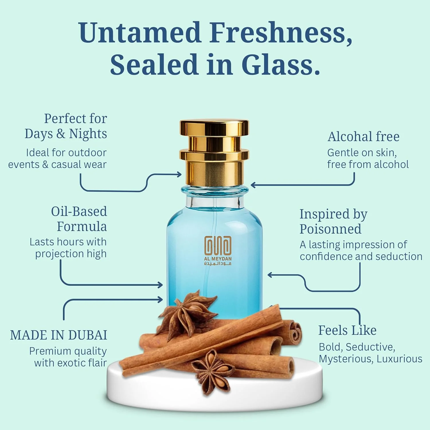 عطر روغنی عود المیدان زنانه – الهام گرفته از پویزن – عطر روغنی بدون الکل با رایحه آلو، گل مریم و وانیل – ماندگاری طولانی، جسورانه و اغوا کننده (30 میلی لیتر) عطر روغنی عود المیدان زنانه – الهام گرفته از پویزن – عطر روغنی بدون الکل با رایحه آلو، گل مریم و وانیل – ماندگاری طولانی، جسورانه و اغوا کننده (30 میلی لیتر)