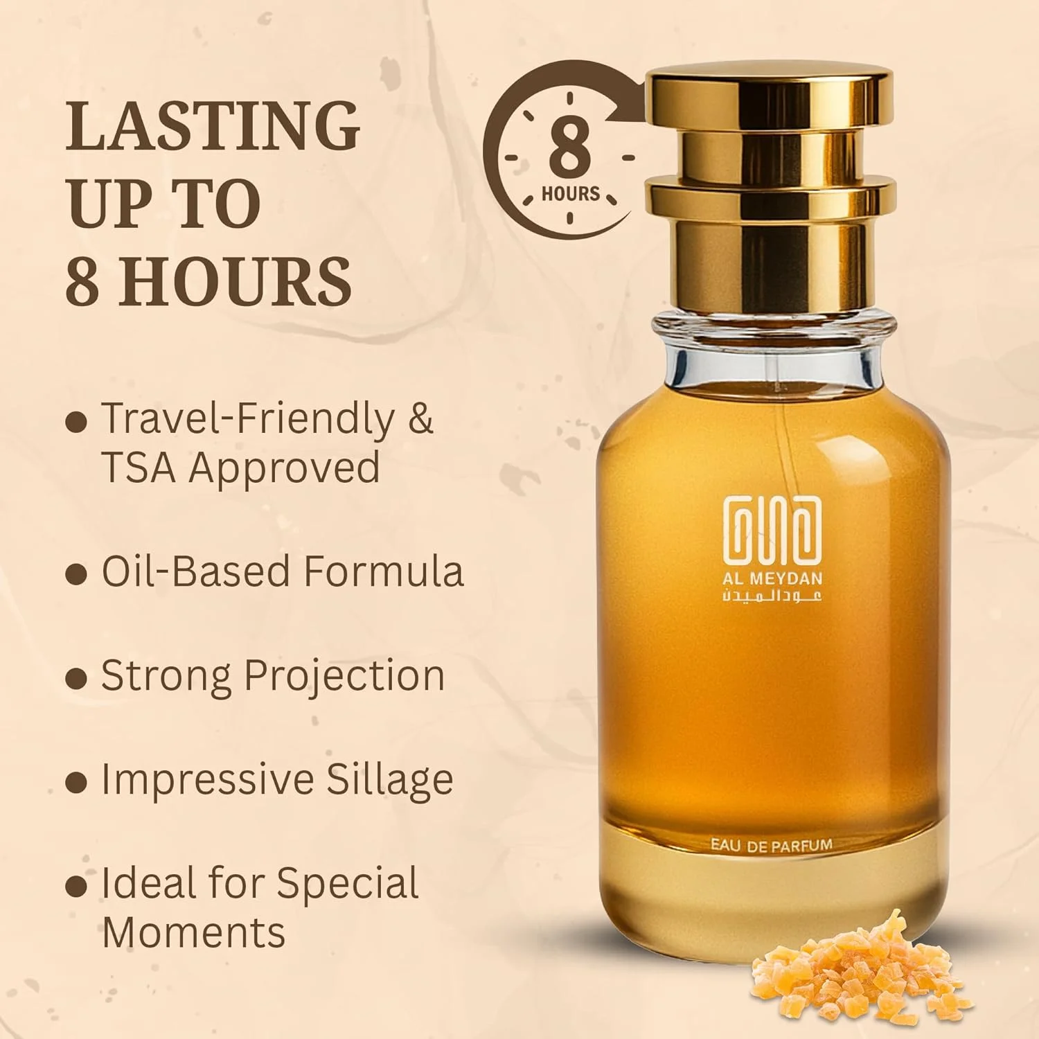 Oud Al Meydan Oil Based Perfume for Women & Men – Impression of Choccoo Muscc – Alcohol-Free Gourmand Perfume Oil with Vanilla, Chocolate & Musk – Long Lasting 8–10 Hours (50 ML)