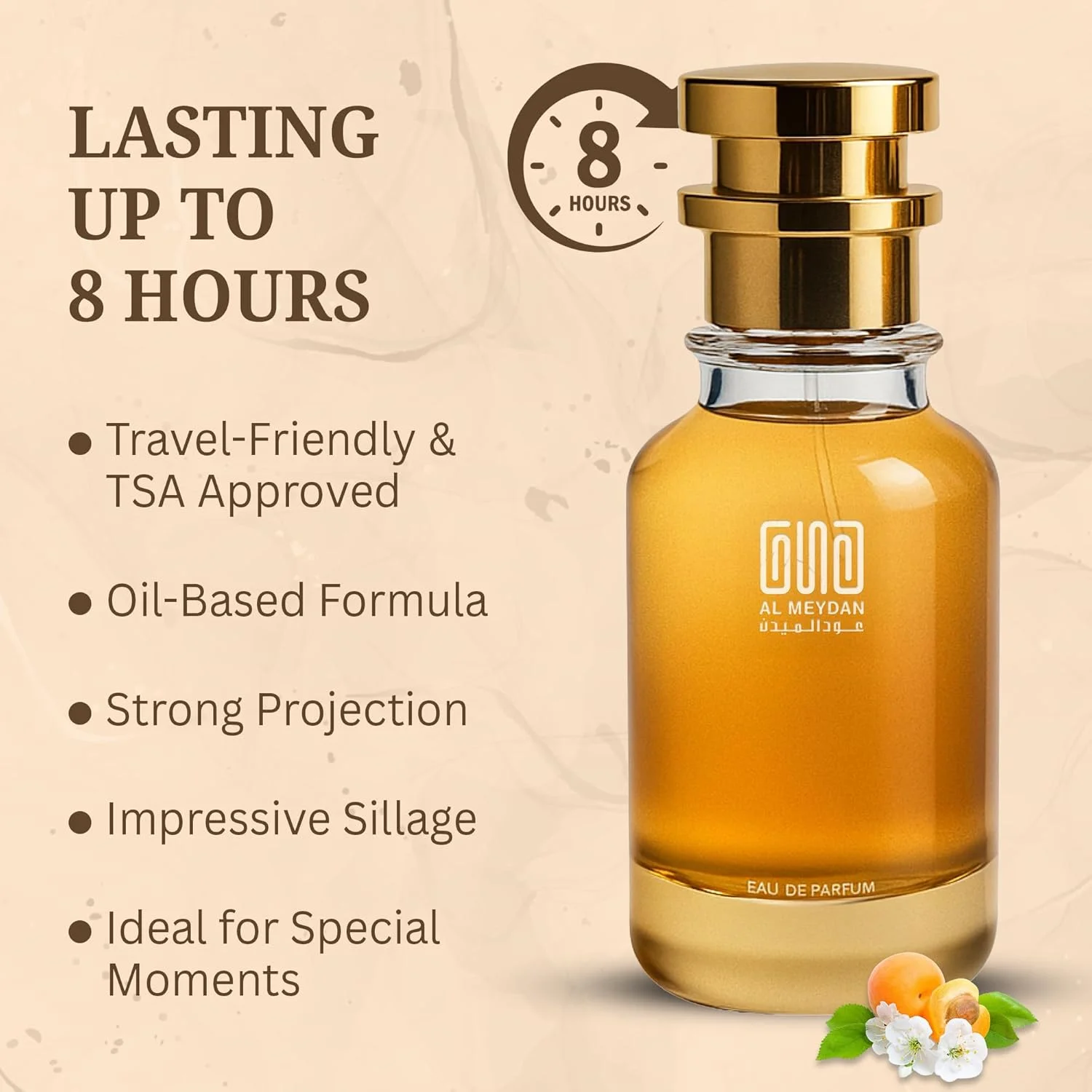 عطر روغنی عود المیدان مدل میدان مناسب بانوان و آقایان – مشابه رایحه معراج – عطر روغنی شرقی بدون الکل با رایحه عود، زعفران و عنبر – ماندگاری طولانی 10-12 ساعت (50 میلی لیتر) عطر روغنی عود المیدان مدل میدان مناسب بانوان و آقایان – مشابه رایحه معراج – عطر روغنی شرقی بدون الکل با رایحه عود، زعفران و عنبر – ماندگاری طولانی 10-12 ساعت (50 میلی لیتر)