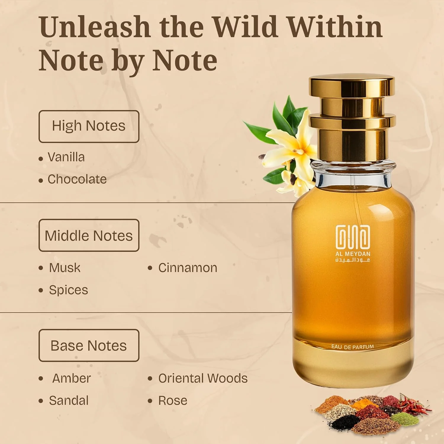 عطر روغنی عود المیدان زنانه و مردانه - مشابه عطر کوکو ماسک ای دی - عطر گورمند بدون الکل با رایحه وانیل، شکلات و مشک - ماندگاری طولانی 8-10 ساعت (80 میلی لیتر)