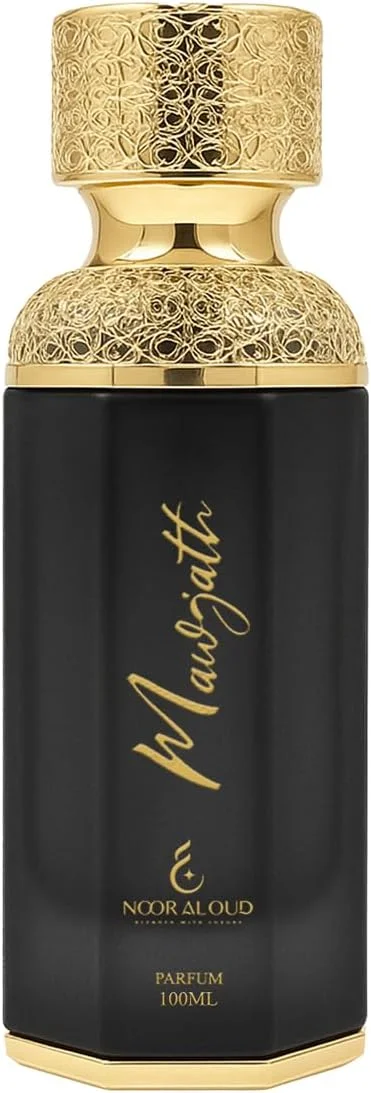 ادکلن نور العود موجات ۱۰۰ میلی لیتر | عطر یونیسکس شیک با رایحه های گلی، مشک و پودری | عطر عربی ماندگار